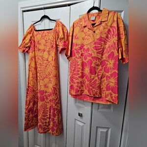 Matching Womens Dress & Man's Shirt